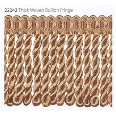 22042 THICK WOVEN BULLION FRINGE