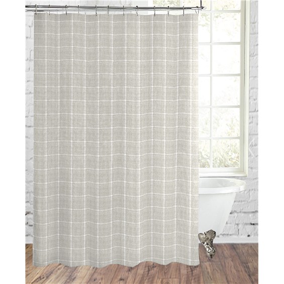 Gravity Finished Shower Curtain Suede