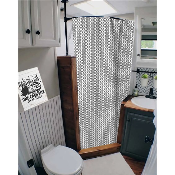 Ellington Onyx Shower Curtain