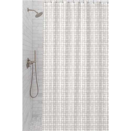 Block Party Finished Shower Curtain Shadow