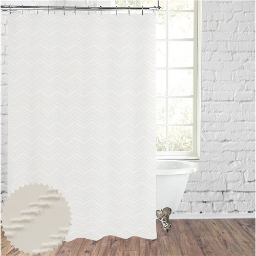 Curves Ahead Finished Shower Curtain Cozy