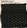 KNITTED BULLION FRINGE 3" BLACK