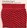 KNITTED BULLION FRINGE 3" RED