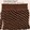 KNITTED BULLION FRINGE 3" BROWN