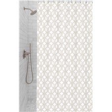 Golden Trellis Finished Shower Curtain