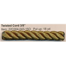 R22C004 TWISTED CORD 3&#47;8&#34;