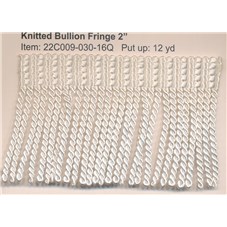 R22C009 KNITTED BULLION FRINGE 2&#34;